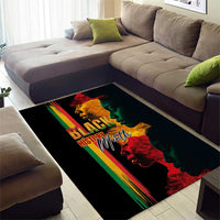 Black History Month Area Rug Black Soul - I'm Black Every Month - Wonder Print Shop