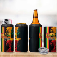 Black History Month 4 in 1 Can Cooler Tumbler Black Soul - I'm Black Every Month - Wonder Print Shop