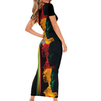 Black History Month Family Matching Short Sleeve Bodycon Dress and Hawaiian Shirt Black Soul - I'm Black Every Month - Wonder Print Shop