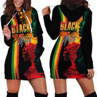 Black History Month Hoodie Dress Black Soul - I'm Black Every Month - Wonder Print Shop