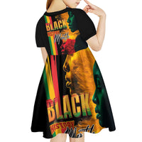 Black History Month Kid Short Sleeve Dress Black Soul - I'm Black Every Month - Wonder Print Shop