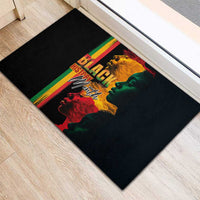 Black History Month Rubber Doormat Black Soul - I'm Black Every Month - Wonder Print Shop