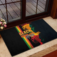 Black History Month Rubber Doormat Black Soul - I'm Black Every Month - Wonder Print Shop