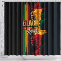 Black History Month Shower Curtain Black Soul - I'm Black Every Month