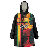 Black History Month Wearable Blanket Hoodie Black Soul - I'm Black Every Month - Wonder Print Shop