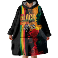 Black History Month Wearable Blanket Hoodie Black Soul - I'm Black Every Month - Wonder Print Shop