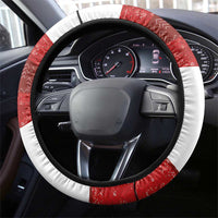 Croatia Football Steering Wheel Cover Checkered Ones Sport Grunge Style