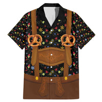 Traditional German Costume - Lederhosen and Soft Pretzel Family Matching Mermaid Dress and Hawaiian Shirt Folk Floral Pattern Style