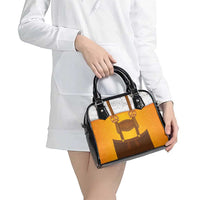 Traditional German Costume - Lederhosen and Soft Pretzel Shoulder Handbag Oktoberfest Beer Head Funny Style