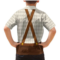 Traditional German Costume - Lederhosen and Soft Pretzel Family Matching Mermaid Dress and Hawaiian Shirt Old Vintage Bavarian Pattern