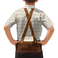 Traditional German Costume - Lederhosen and Soft Pretzel Family Matching Tank Maxi Dress and Hawaiian Shirt Old Vintage Bavarian Pattern