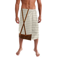 Traditional German Costume - Lederhosen and Soft Pretzel Lavalava Old Vintage Bavarian Pattern