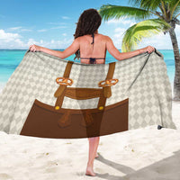 Traditional German Costume - Lederhosen and Soft Pretzel Sarong Old Vintage Bavarian Pattern