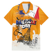 Bastille Day Family Matching Mermaid Dress and Hawaiian Shirt France Typography Art Grunge Style