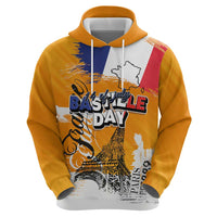 Bastille Day Hoodie France Typography Art Grunge Style