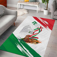 Italian National Day Area Rug Festa della Repubblica-The Colosseum Grunge Style