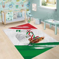 Italian National Day Area Rug Festa della Repubblica-The Colosseum Grunge Style