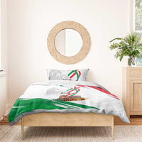 Italian National Day Bedding Set Festa della Repubblica-The Colosseum Grunge Style