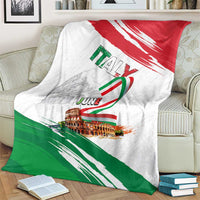 Italian National Day Blanket Festa della Repubblica-The Colosseum Grunge Style