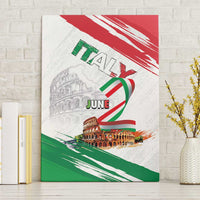 Italian National Day Canvas Wall Art Festa della Repubblica-The Colosseum Grunge Style
