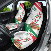 Italian National Day Car Seat Cover Festa della Repubblica-The Colosseum Grunge Style