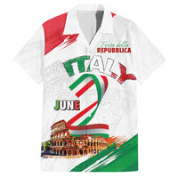 Italian National Day Family Matching Short Sleeve Bodycon Dress and Hawaiian Shirt Festa della Repubblica-The Colosseum Grunge Style