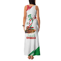 Italian National Day Family Matching Tank Maxi Dress and Hawaiian Shirt Festa della Repubblica-The Colosseum Grunge Style