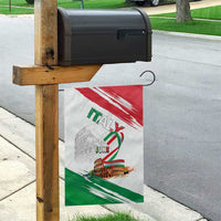 Italian National Day Garden Flag Festa della Repubblica-The Colosseum Grunge Style