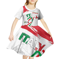 Italian National Day Kid Short Sleeve Dress Festa della Repubblica-The Colosseum Grunge Style