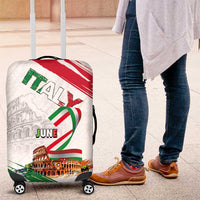 Italian National Day Luggage Cover Festa della Repubblica-The Colosseum Grunge Style