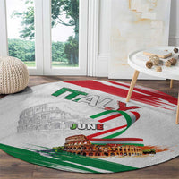 Italian National Day Round Carpet Festa della Repubblica-The Colosseum Grunge Style