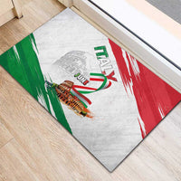 Italian National Day Rubber Doormat Festa della Repubblica-The Colosseum Grunge Style