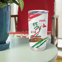 Italian National Day Tumbler Cup Festa della Repubblica-The Colosseum Grunge Style