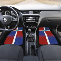 Haiti and Dominican Republic Car Mats Hispaniola with Emblems and Flag Style