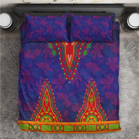Haiti Choeblack Dashiki Style Bedding Set Blue Color