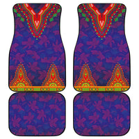 Haiti Choeblack Dashiki Style Car Mats Blue Color