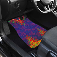 Haiti Choeblack Dashiki Style Car Mats Blue Color