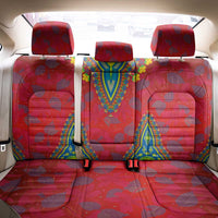 Haiti Choeblack Dashiki Style Back Car Seat Cover Red Color