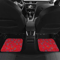 Haiti Choeblack Dashiki Style Car Mats Red Color