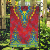 Haiti Choeblack Dashiki Style Garden Flag Red Color