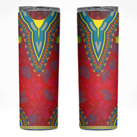 Haiti Choeblack Dashiki Style Skinny Tumbler Red Color
