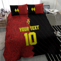 Custom Belgium Football 2024 Go Champion Bedding Set - Wonder Print Shop