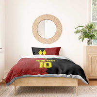 Custom Belgium Football 2024 Go Champion Bedding Set - Wonder Print Shop