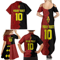 Custom Belgium Football 2024 Go Champion Family Matching Summer Maxi Dress and Hawaiian Shirt - Wonder Print Shop