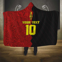 Custom Belgium Football 2024 Go Champion Hooded Blanket
