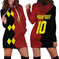 Custom Belgium Football 2024 Go Champion Hoodie Dress - Wonder Print Shop