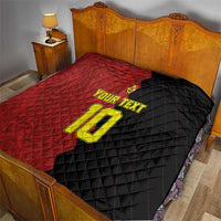Custom Belgium Football 2024 Go Champion Quilt - Wonder Print Shop