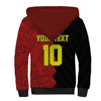 Custom Belgium Football 2024 Go Champion Sherpa Hoodie - Wonder Print Shop