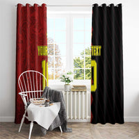Custom Belgium Football 2024 Go Champion Window Curtain - Wonder Print Shop