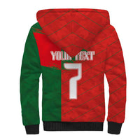 Custom Portugal Football 2024 Go Champion Sherpa Hoodie - Wonder Print Shop